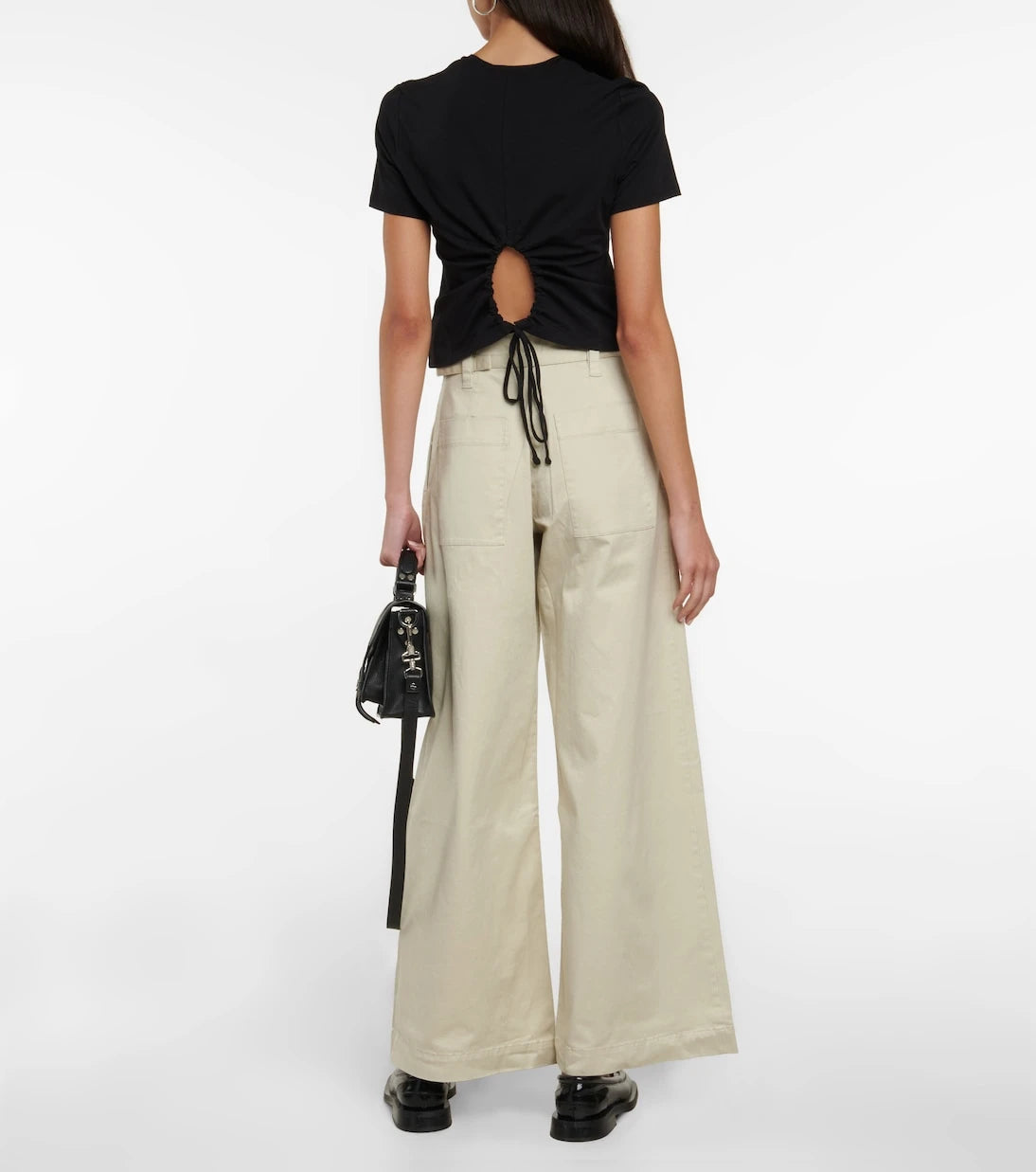 Proenza Schouler - Twill high-rise wide-leg pants