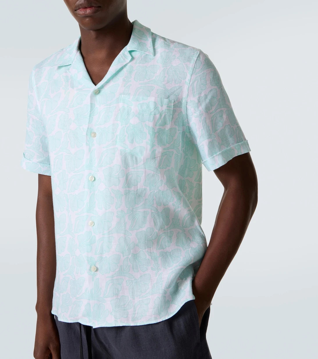 Vilebrequin - Charli floral linen bowling shirt