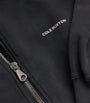 COLE BUXTON Black Cotton Mini Logo Zip-Up Hoodie