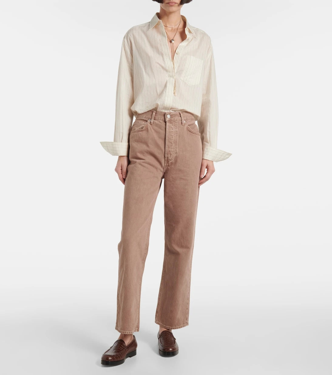 Veronica Beard - Daniela high-rise straight jeans