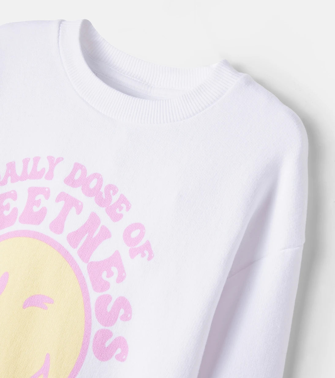 The New Society - Smiley cotton jersey sweatshirt