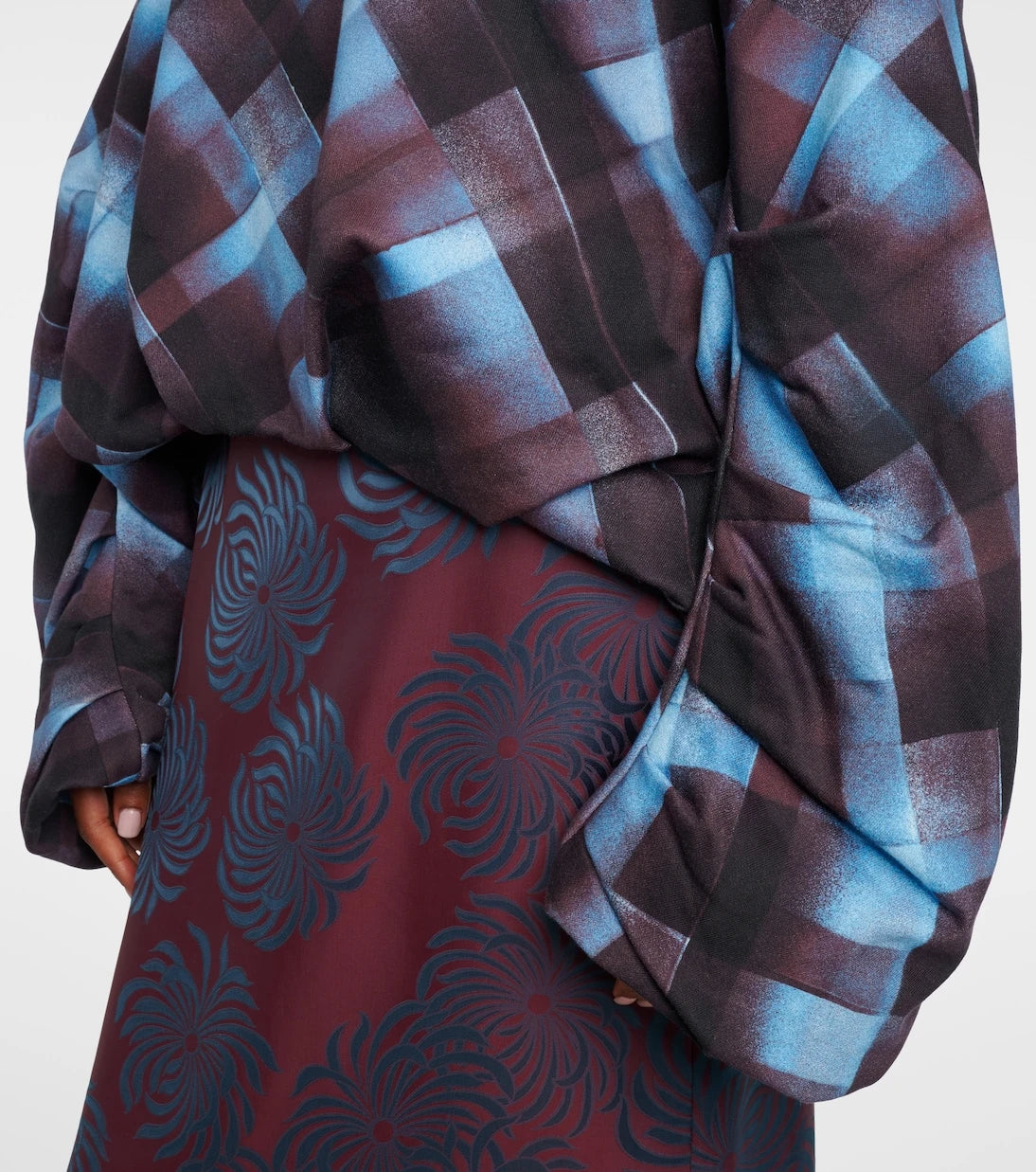 Dries Van Noten - Checked cotton sweatshirt