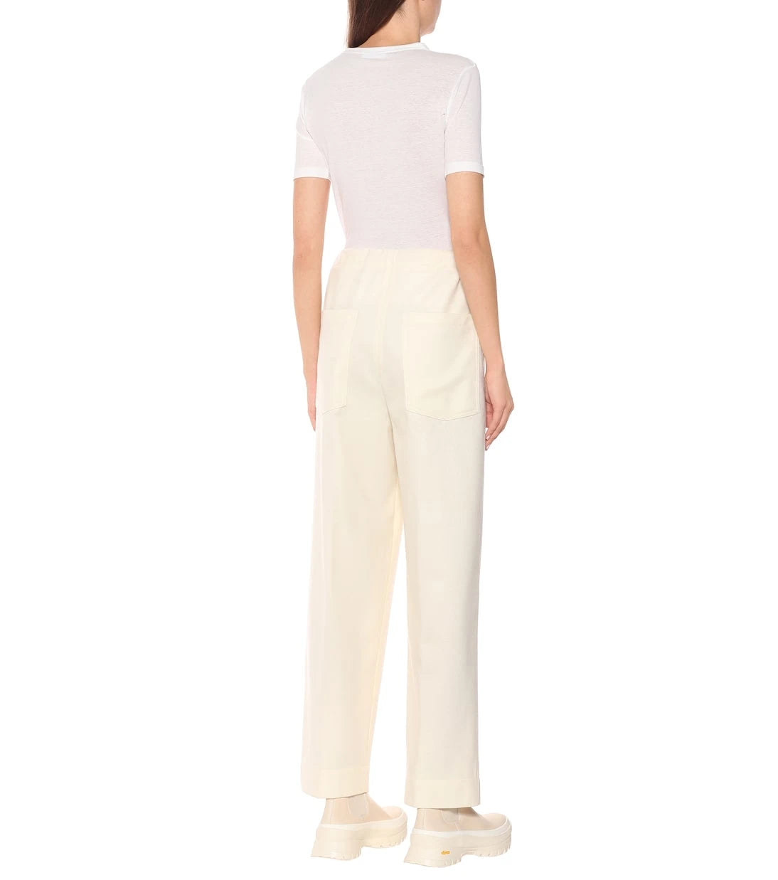 Jil Sander - Twill wool-blend wide-leg pants