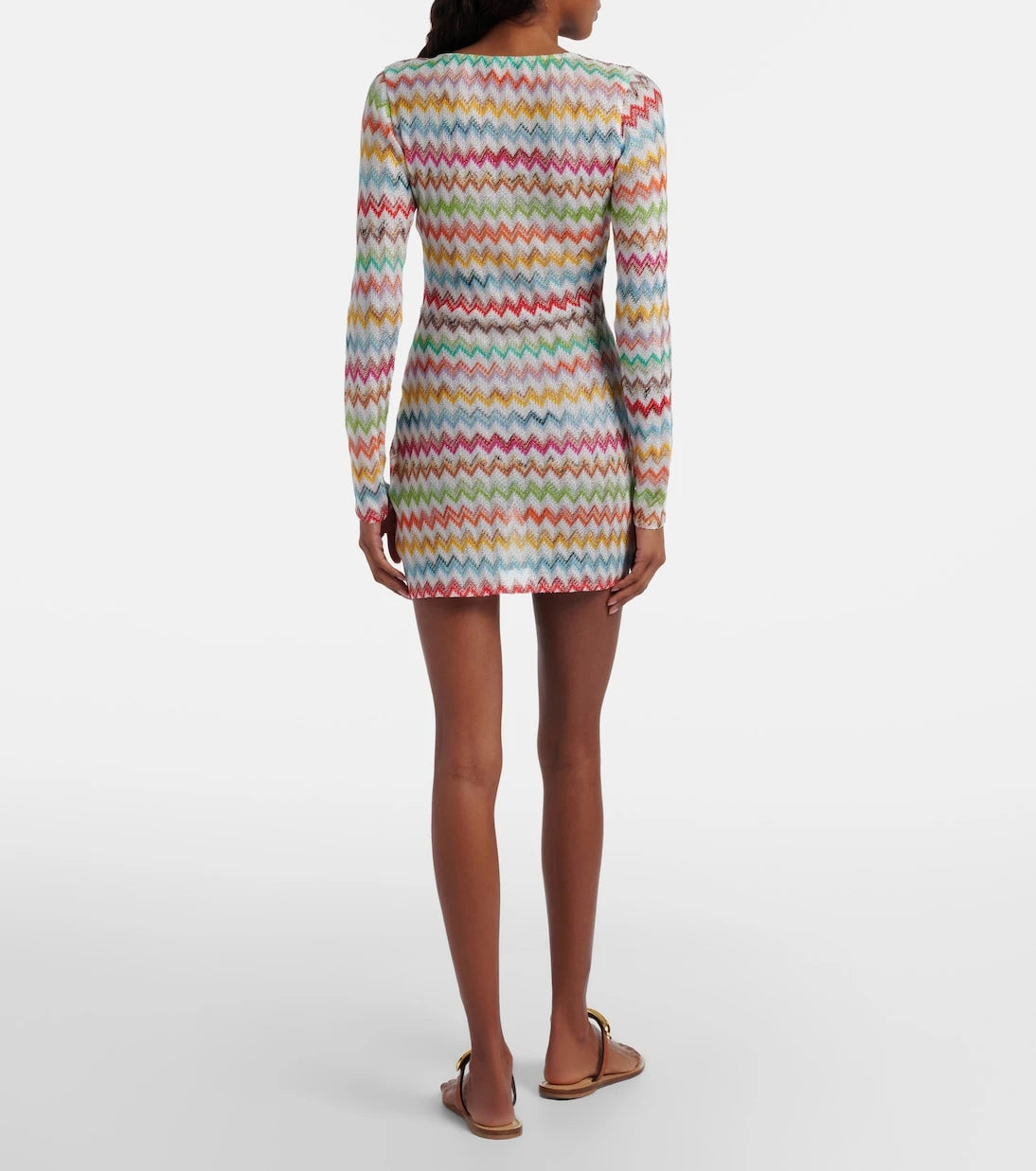 Missoni - Zigzag lamé minidress