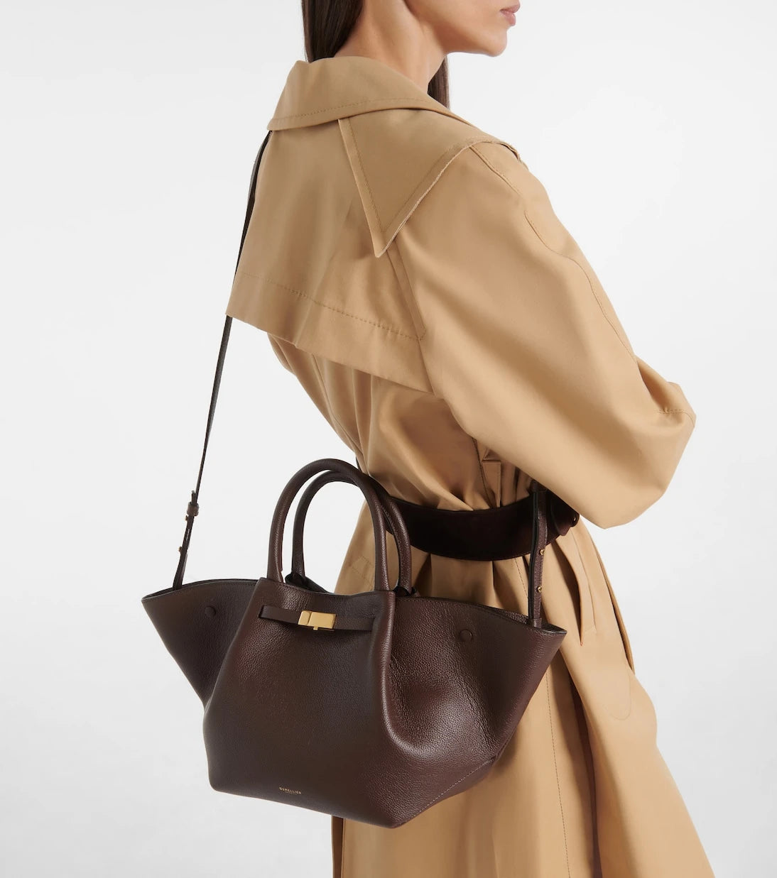 DeMellier - New York Midi leather tote bag
