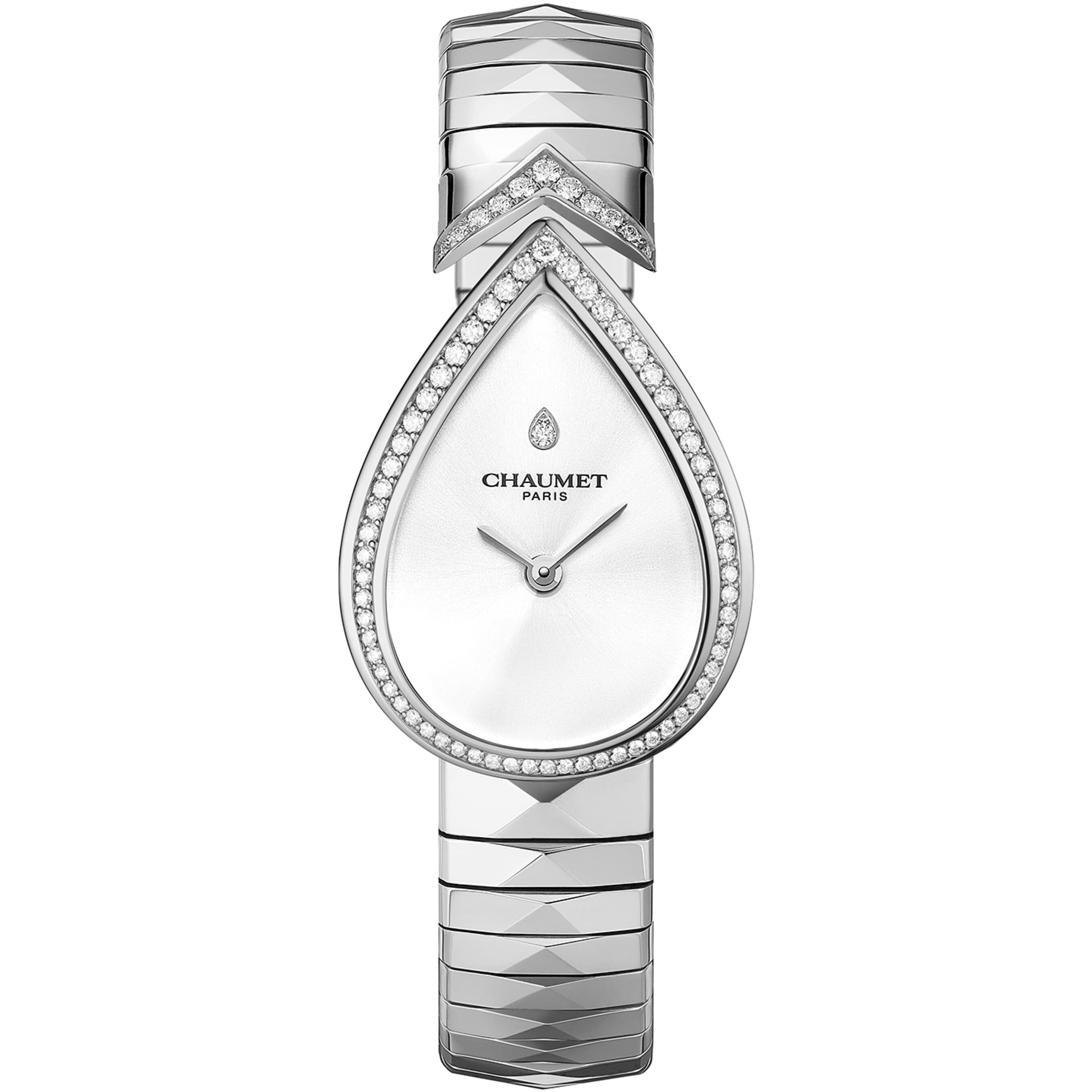 Stainless Steel and Diamond Joséphine Aigrette Watch (20.2mm)