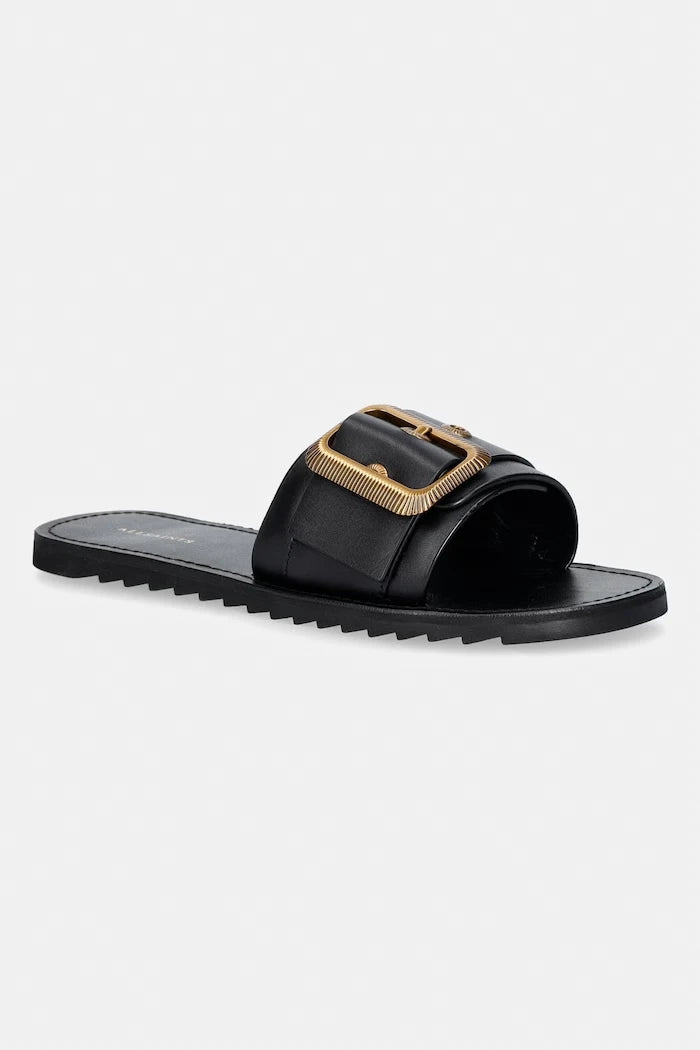 AllSaints сандали дамски от кожа Ella Slider