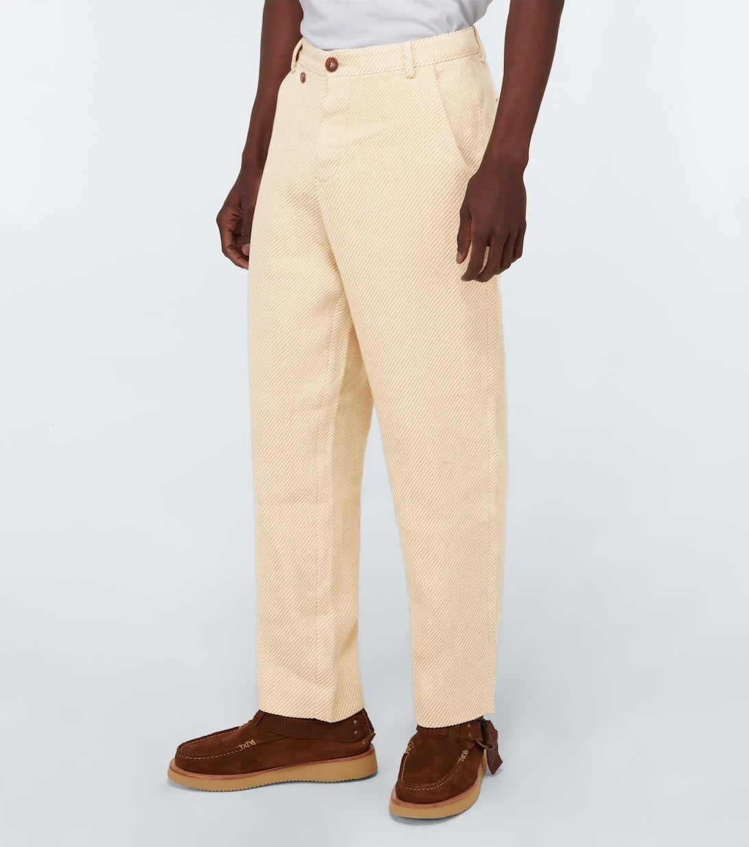King & Tuckfield - Linen and cotton chino pants