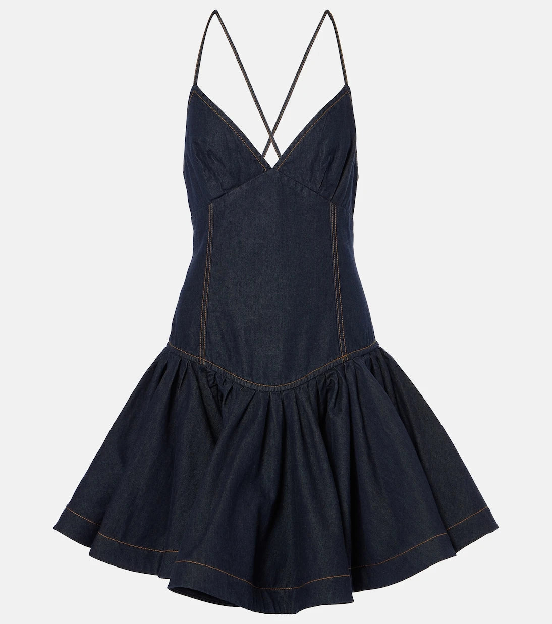 Zimmermann - Crush denim minidress
