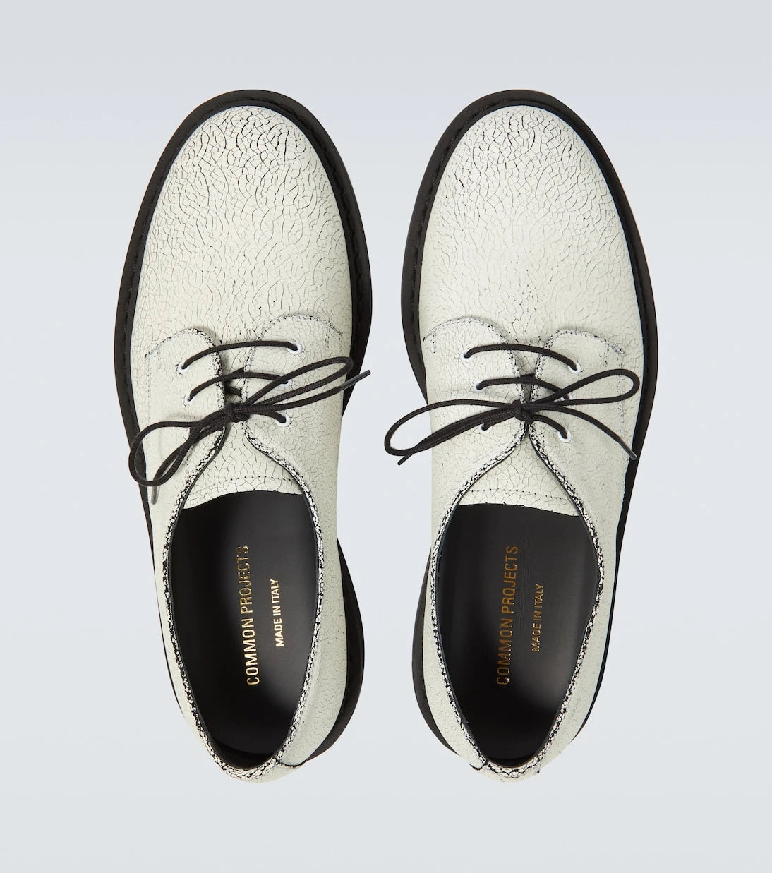 Common Projects - Cracked leather Derby shoes