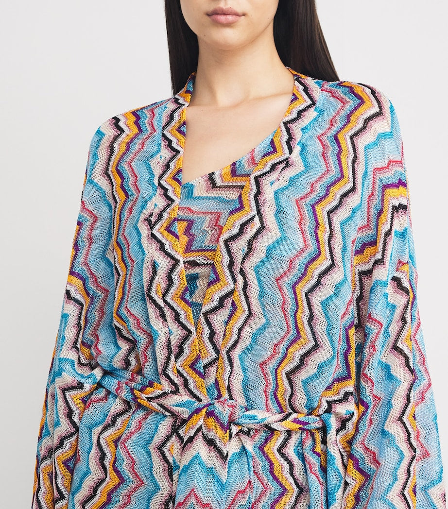 Missoni Multi Metallic-Knit Beach Cover-Up