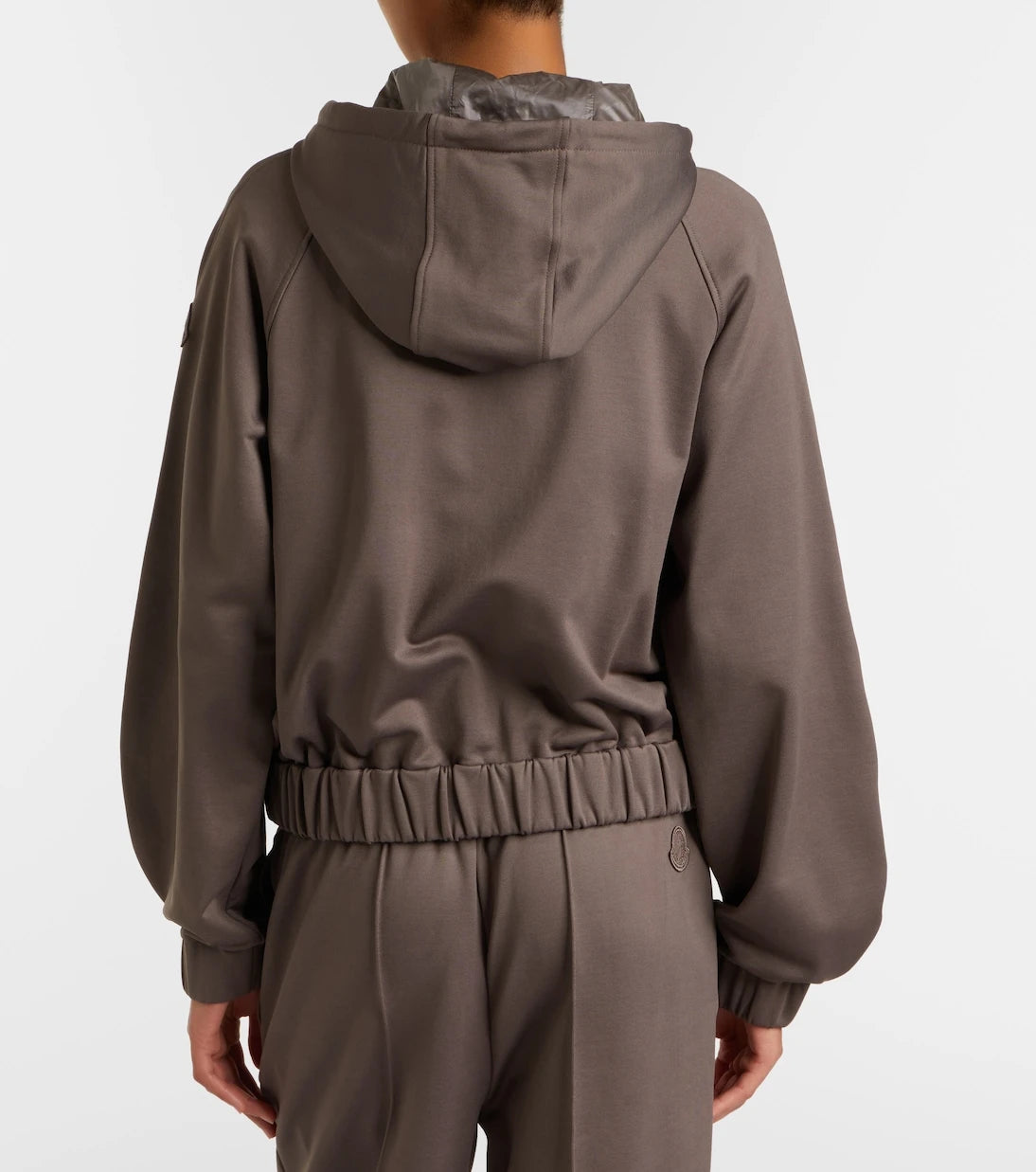 Moncler - Jersey zip-up hoodie