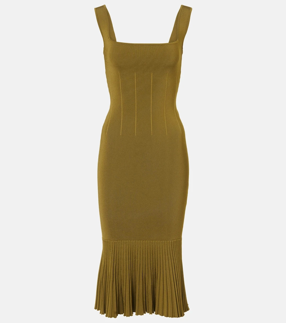 Galvan - Atalanta knitted midi dress
