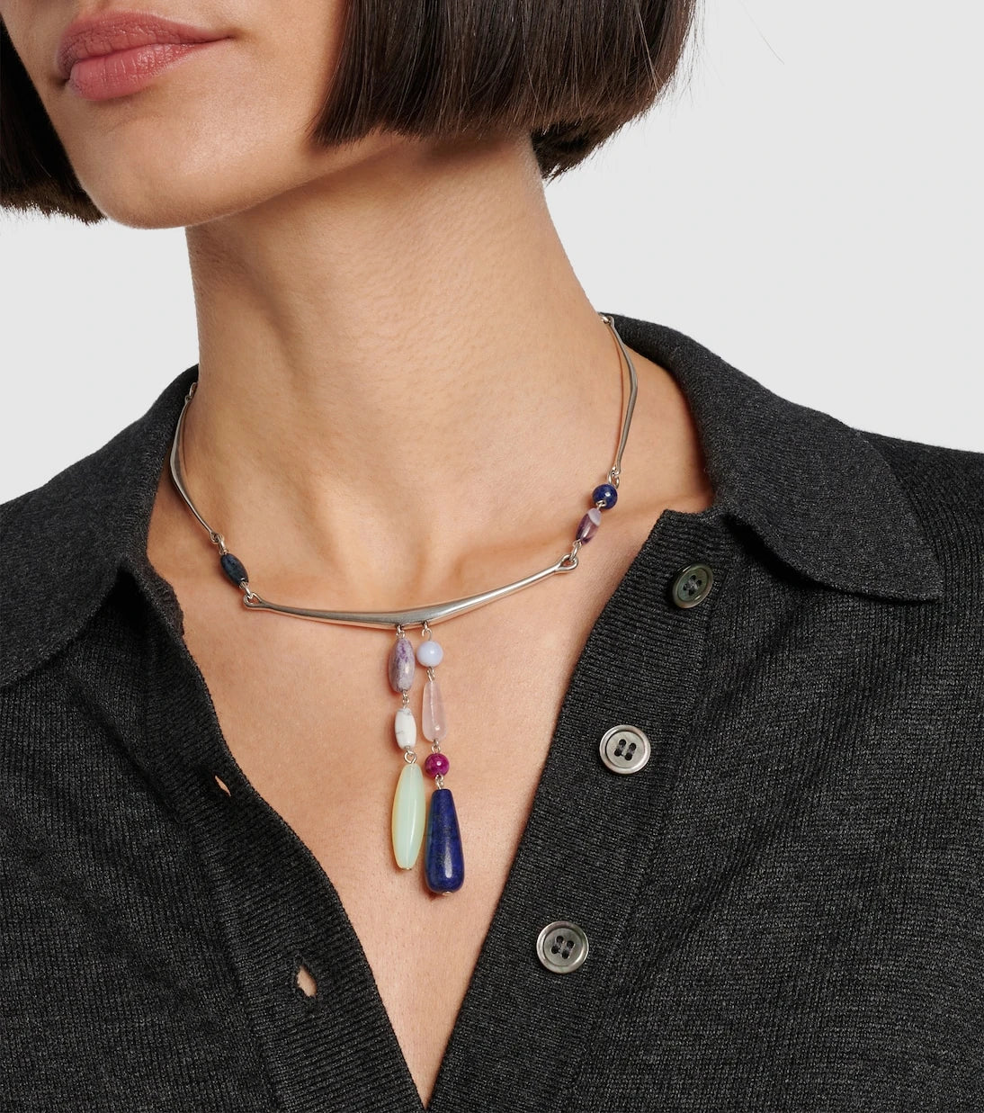 Isabel Marant - Mahi embellished pendant necklace