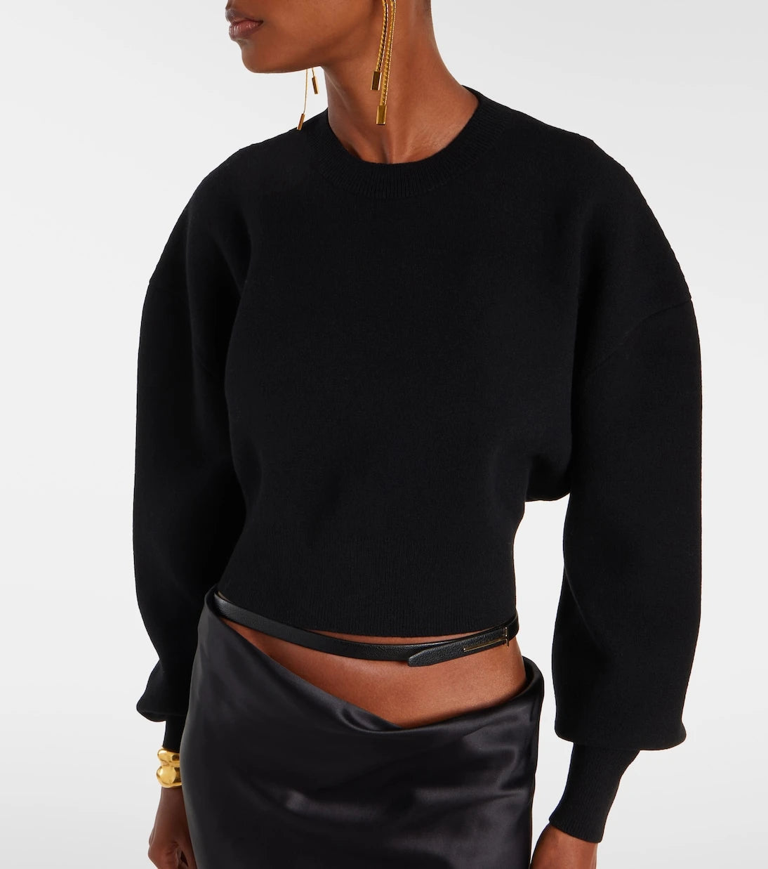 Tom Ford - Cropped wool and cashmere-blend sweater