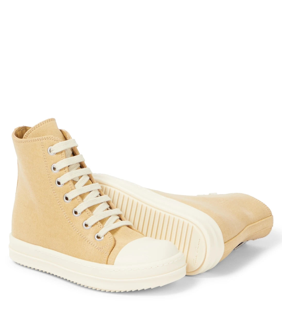 Rick Owens Kids - Denim high-top sneakers