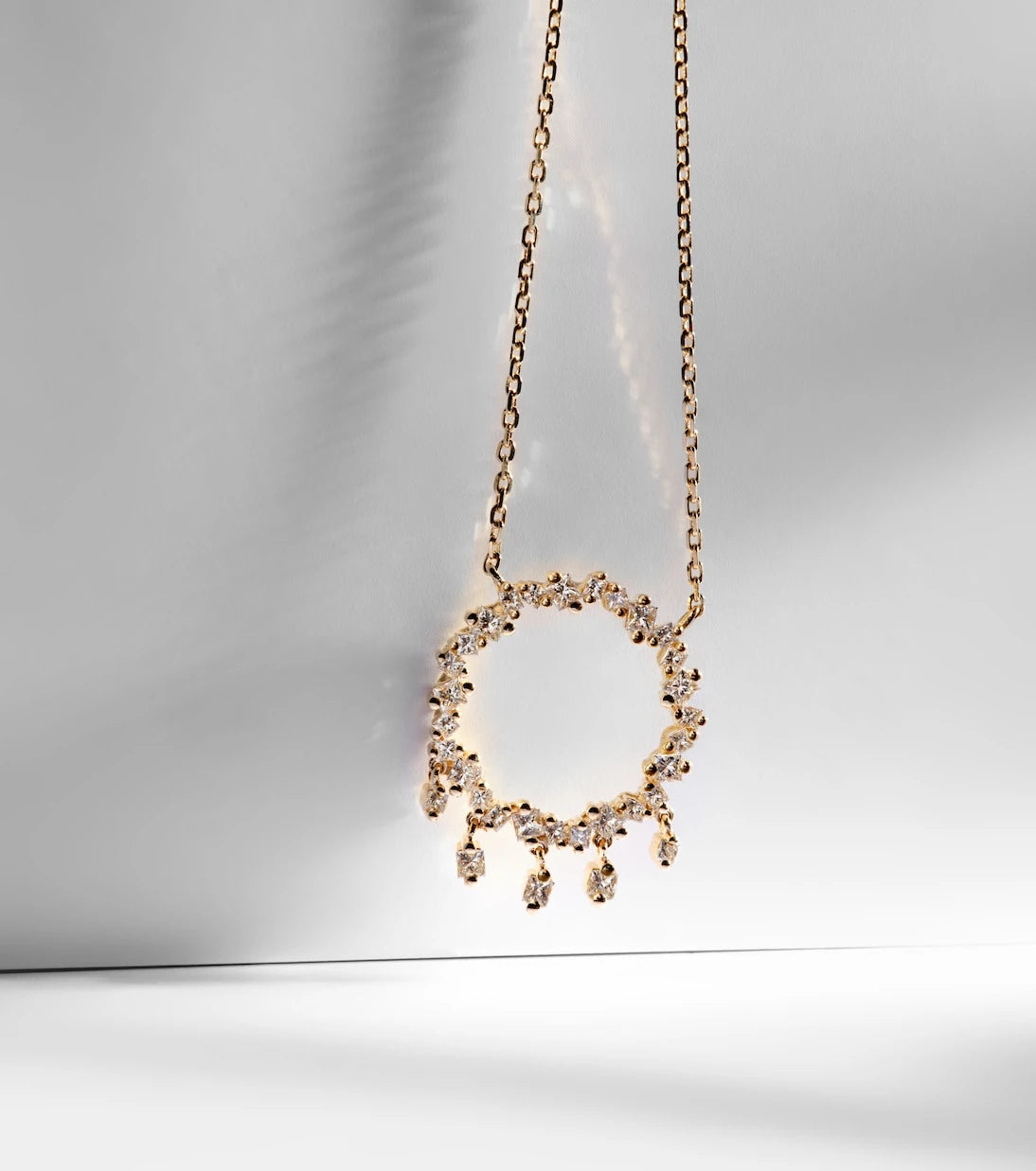 Suzanne Kalan - 18kt gold necklace with diamonds