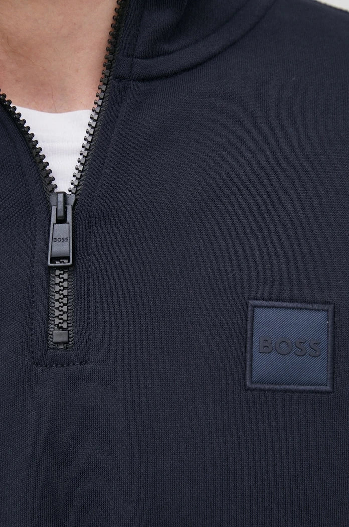 BOSS Orange erkek pamuklu Zetrust sweatshirt