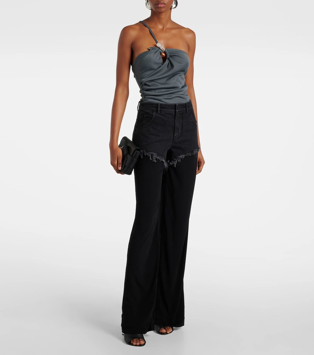 Christopher Esber - Concave Stone asymmetric top