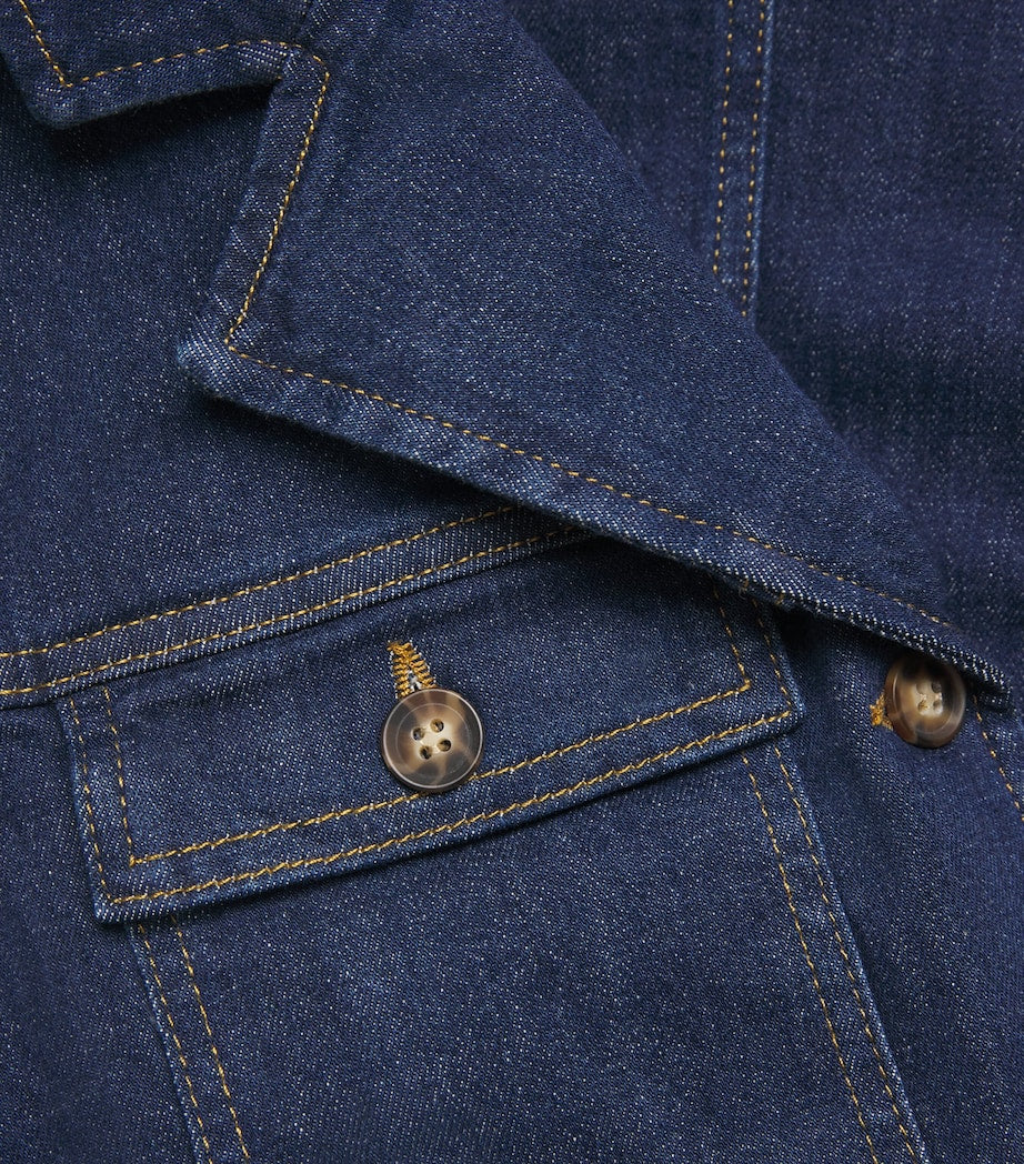 Navy Denim Andria Mini Dress