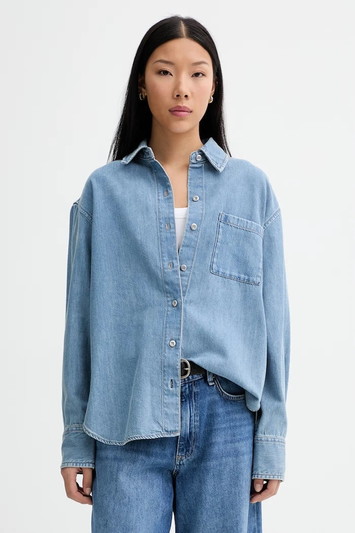 rag & bone риза дамска от деним