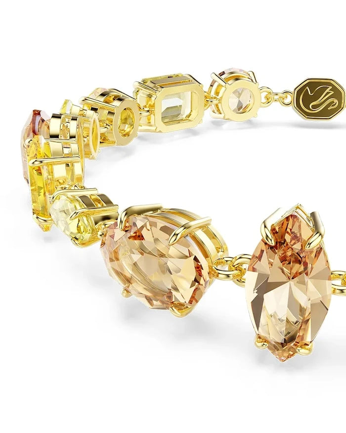 Swarovski kadın altın kaplama Swarovski kristalli GEMA bileklik