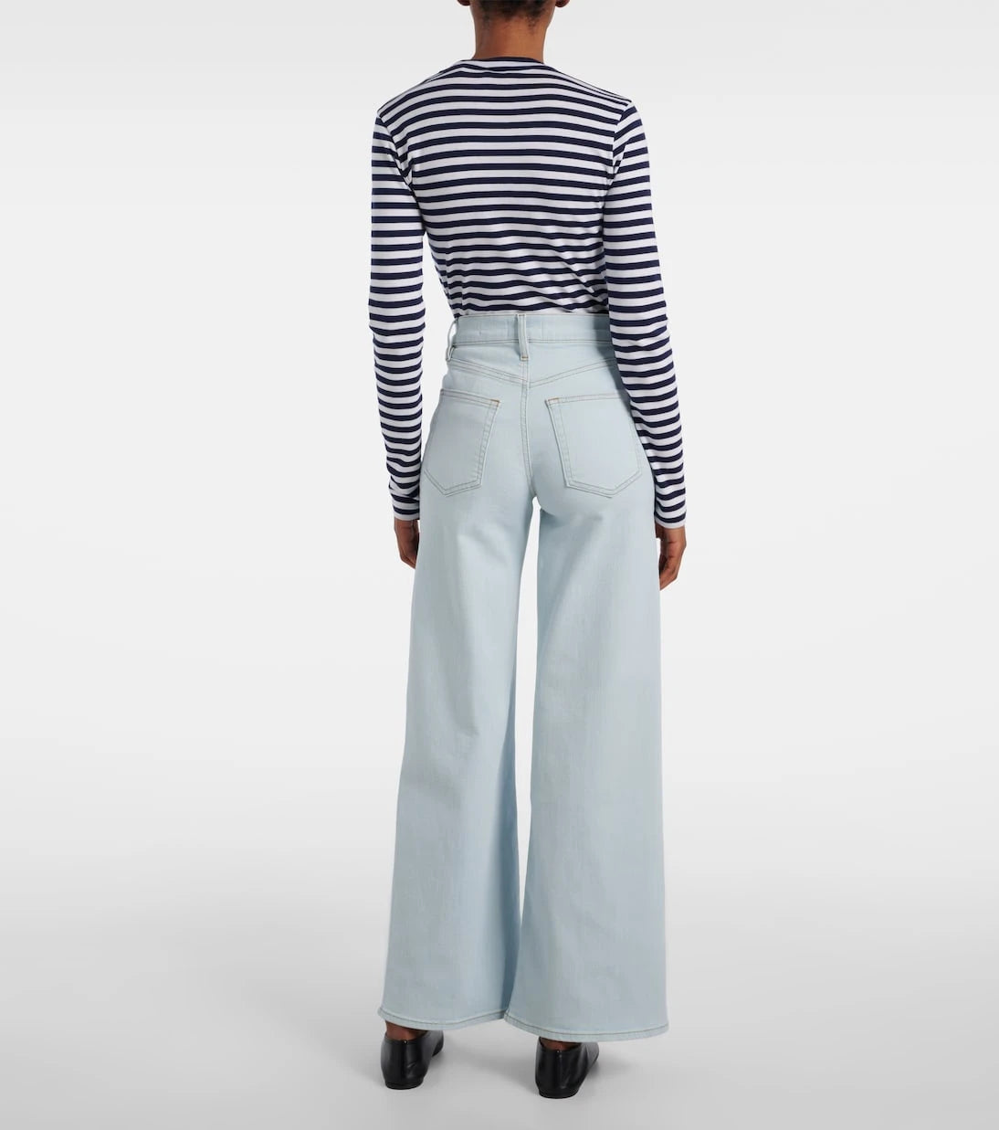 Frame - Le Slim Palazzo wide-leg jeans