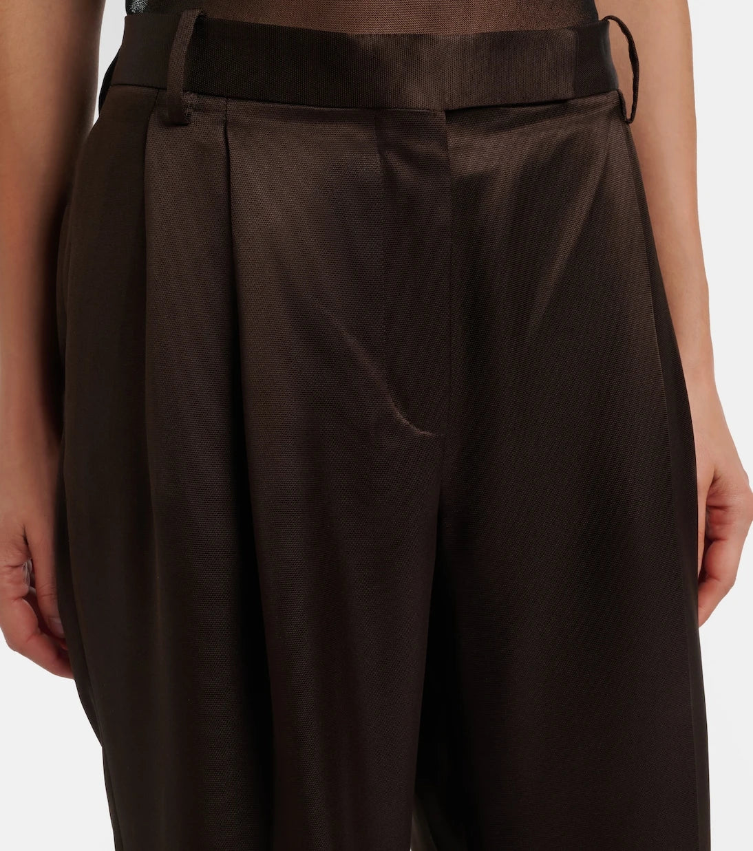 Tom Ford - Pleated silk straight pants