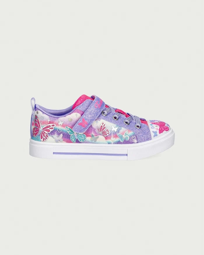 Skechers TWINKLE SPARKS - BUTTERFLY SK çocuklara yönelik düşük bilekli spor ayakkabı