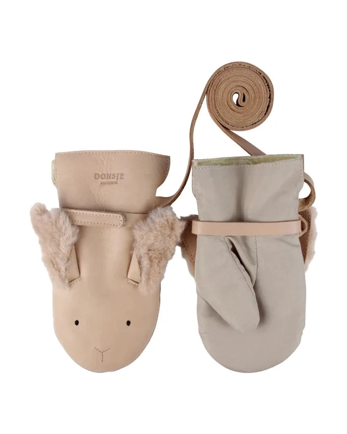 Donsje Kapi Exclusive Mittens Fluffy Bunny Çocuk Eldivenleri