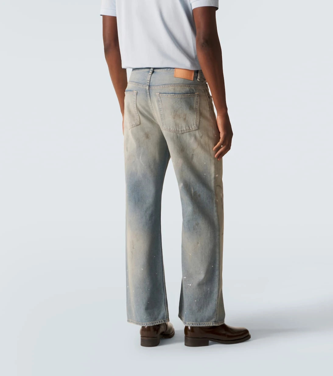 Acne Studios - 2021M distressed wide-leg jeans