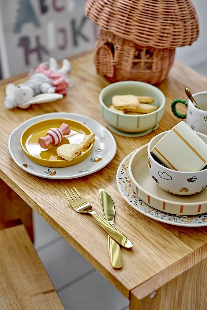 Bloomingville Agnes Çocuk Kahvaltı Seti (3 Parça)