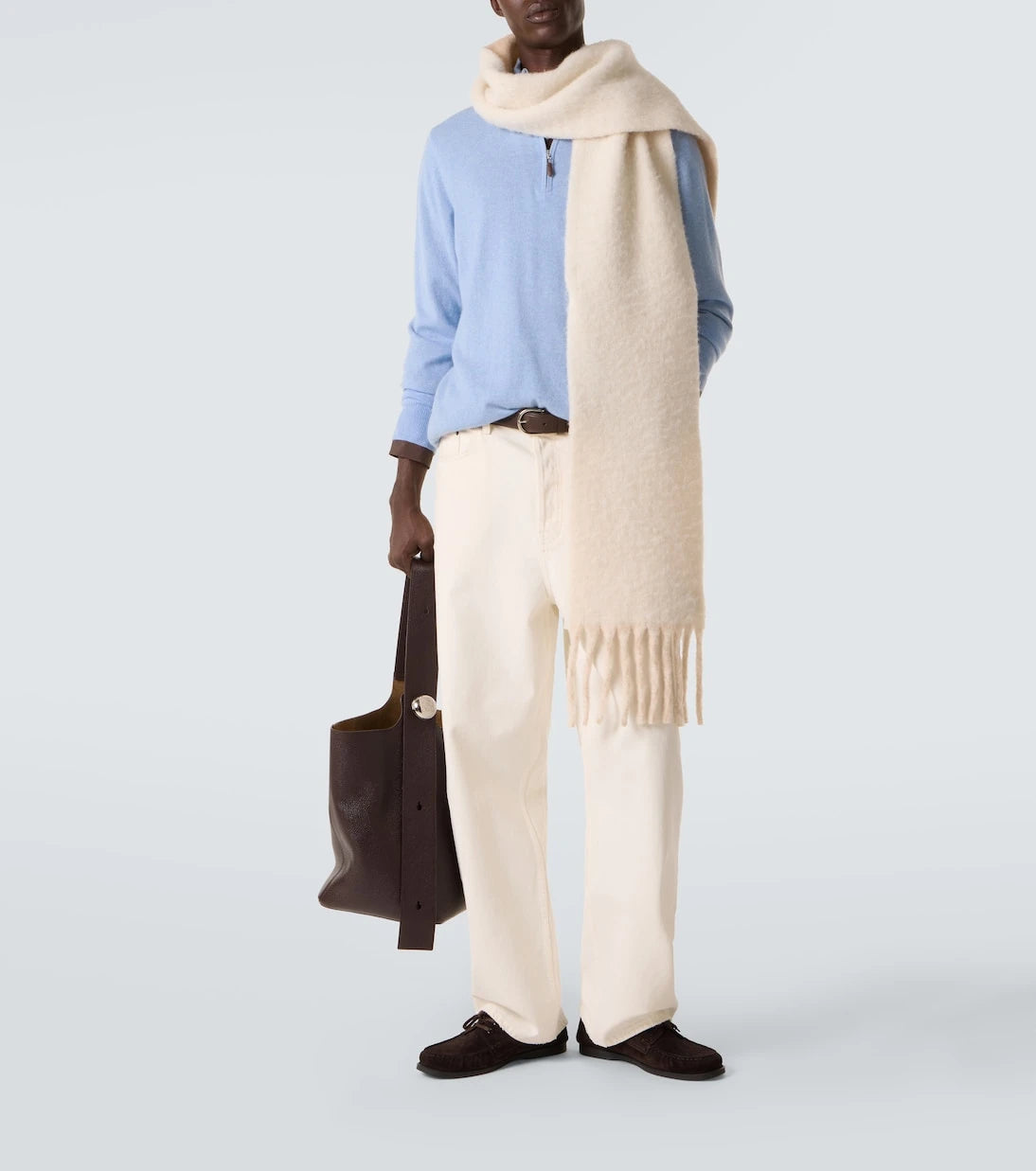 Arch4 - Mr Fenchurch cashmere half-zip sweater