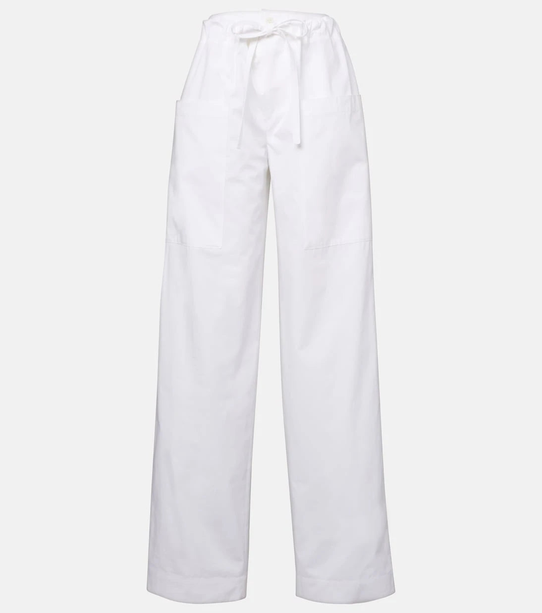 Tod's - Cotton poplin wide-leg pants