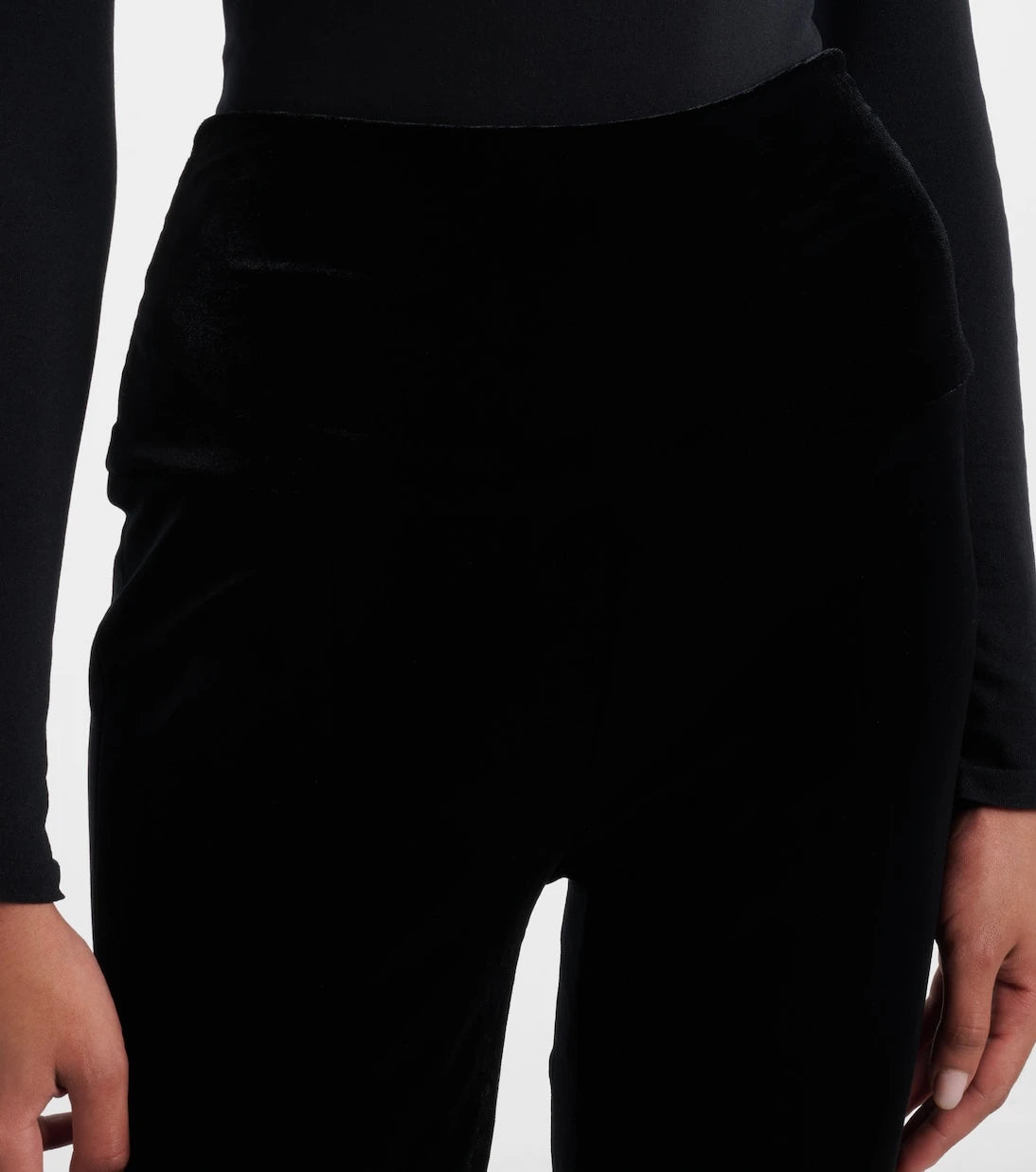 Norma Kamali - Velvet leggings