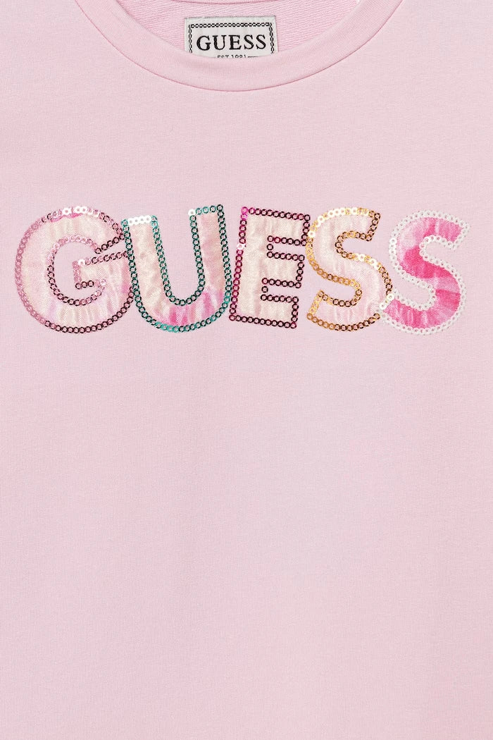 Guess рокля от памук с еластан