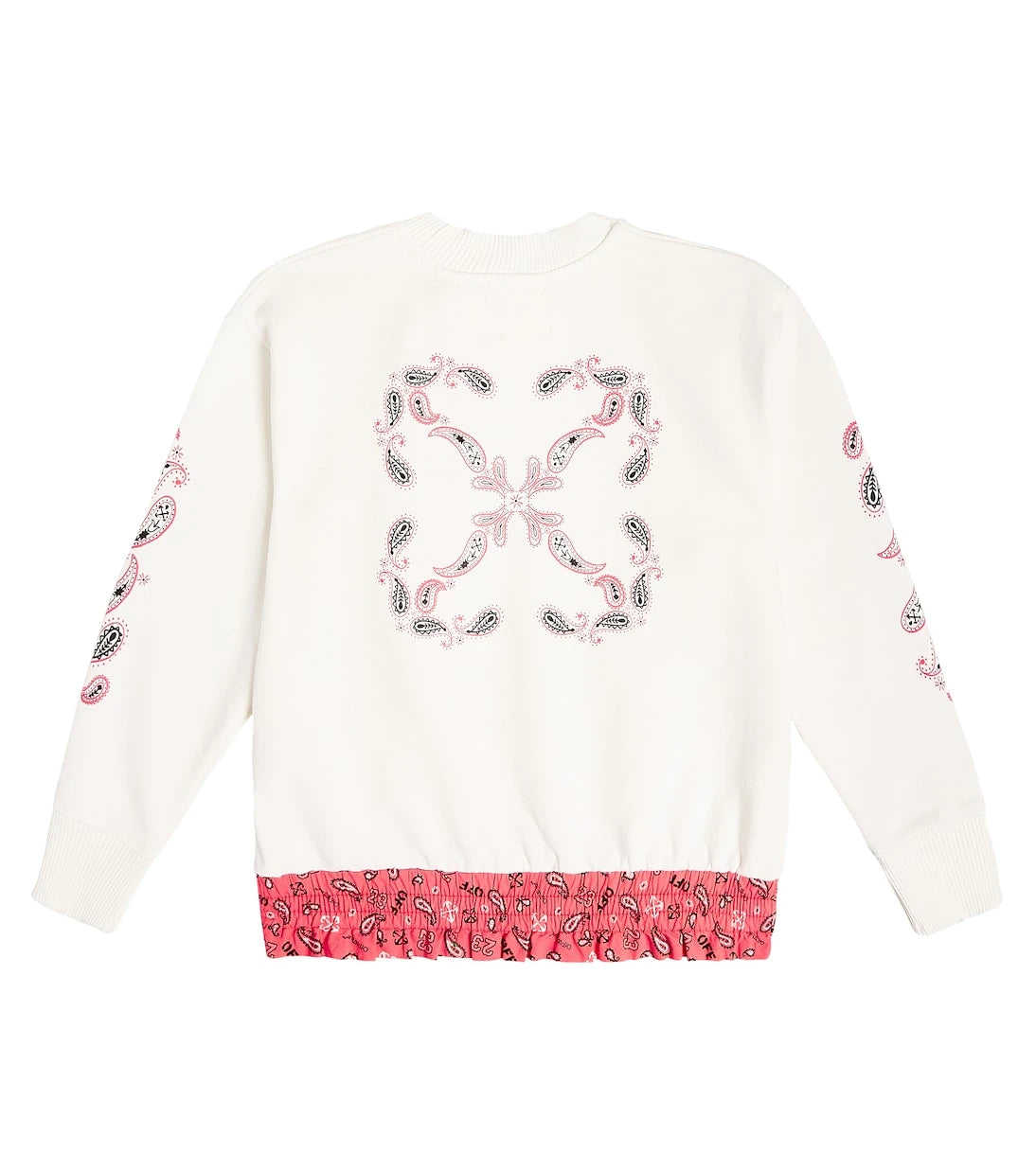 Off-White Kids - Paisley printed cotton jersey sweatshirt