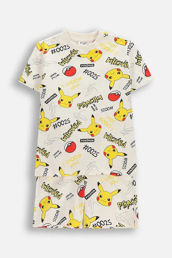 Coccodrillo iki parçalı çocuk pamuklu pijama