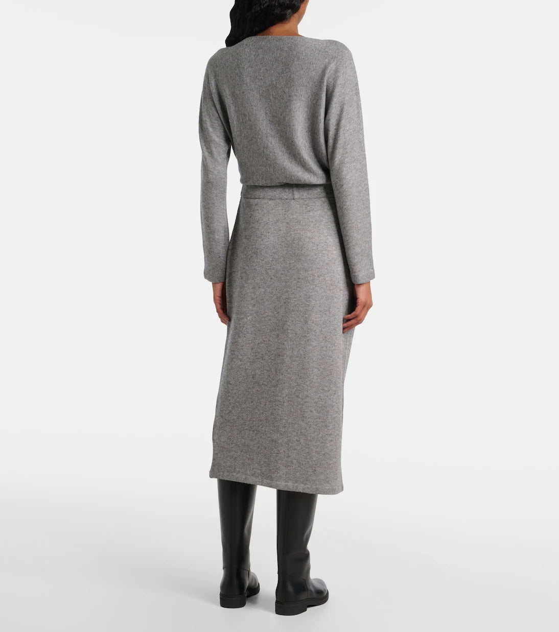 Vince - Jersey midi skirt