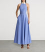 Ralph Lauren Collection Blue Collared Eldred Dress