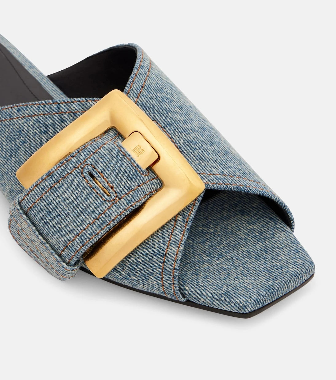 Balmain - Anthem denim slides