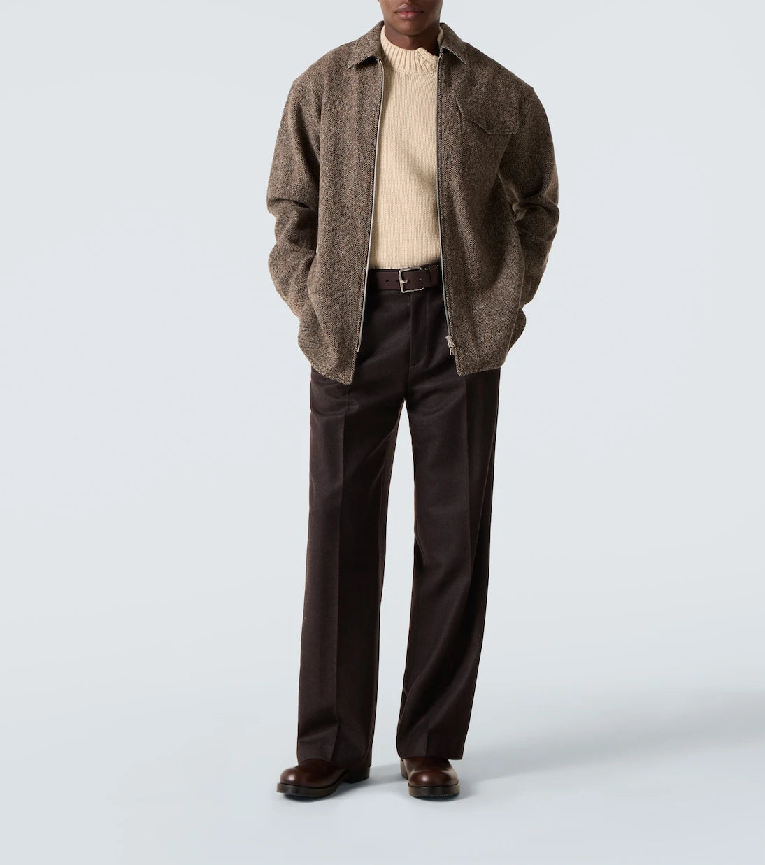 Dries Van Noten - Wool and cotton-blend tweed overshirt