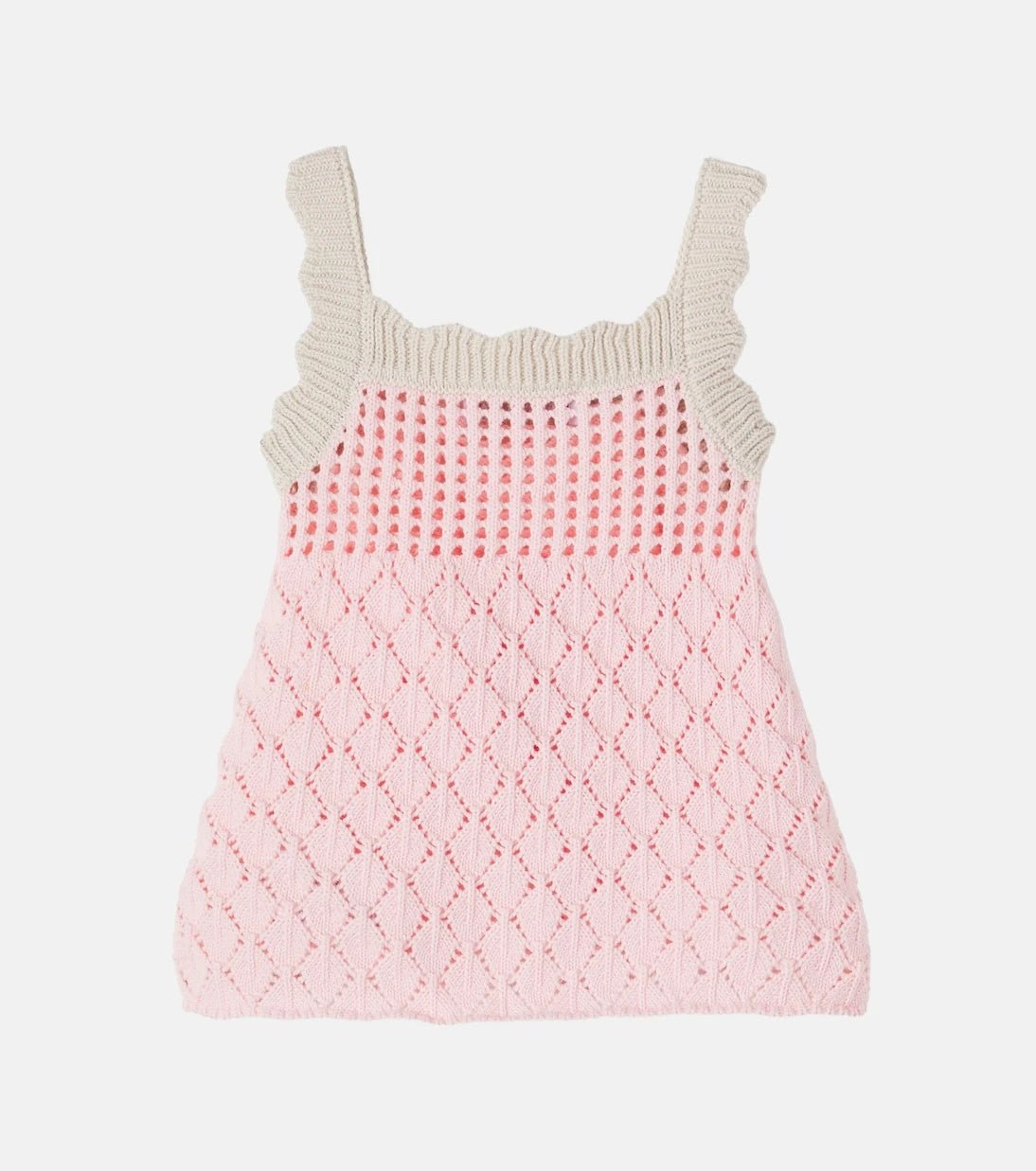 Monnalisa - Floral-appliqué pointelle cotton top