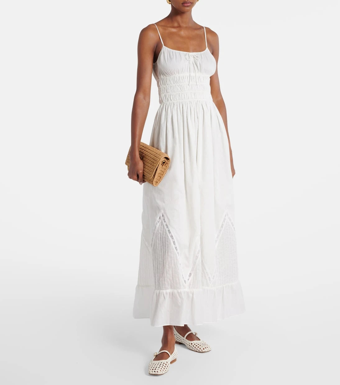 Faithfull - Meline cotton voile maxi dress