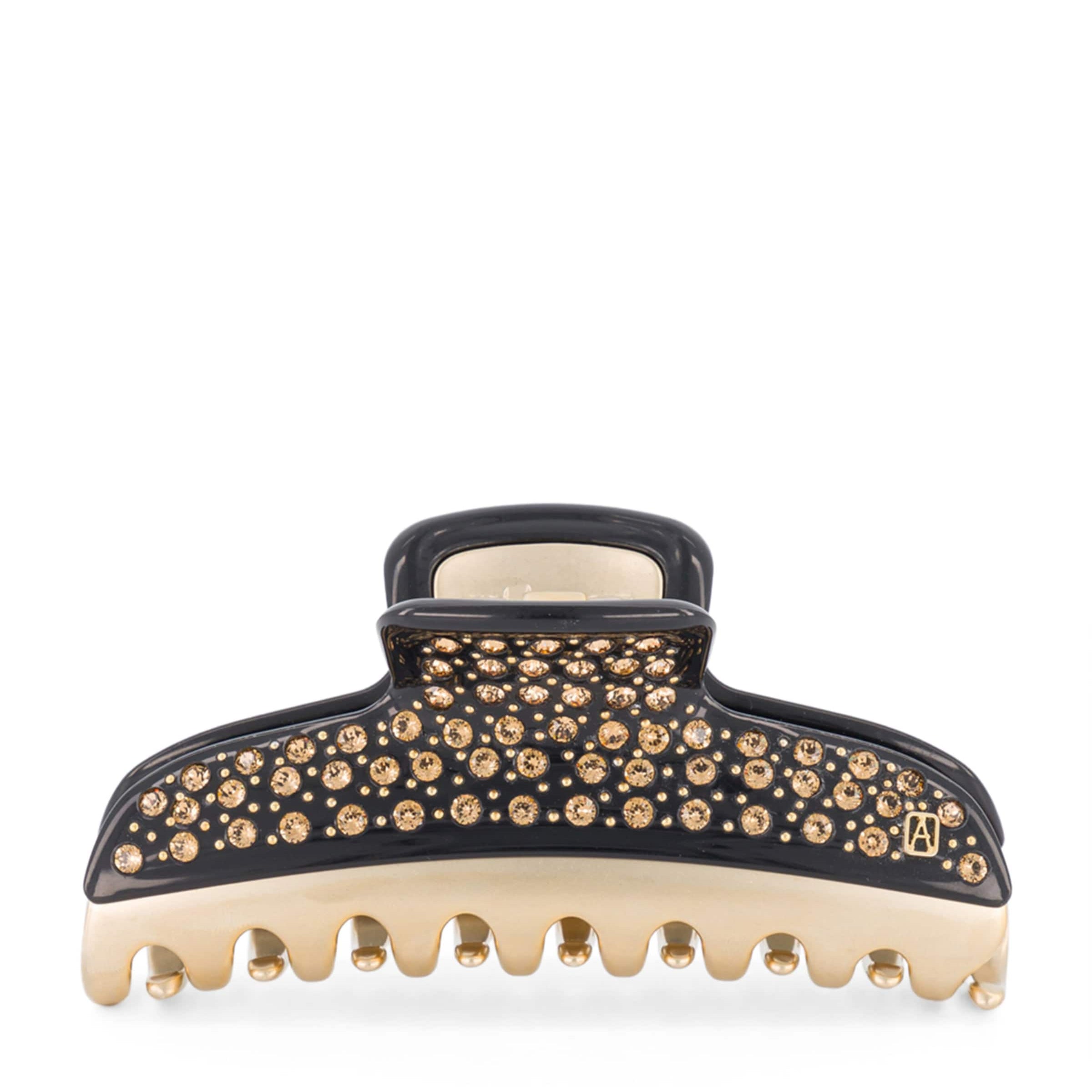 Alexandre de Paris Gold-Plated Crystal-Embellished Claw Hair Clip