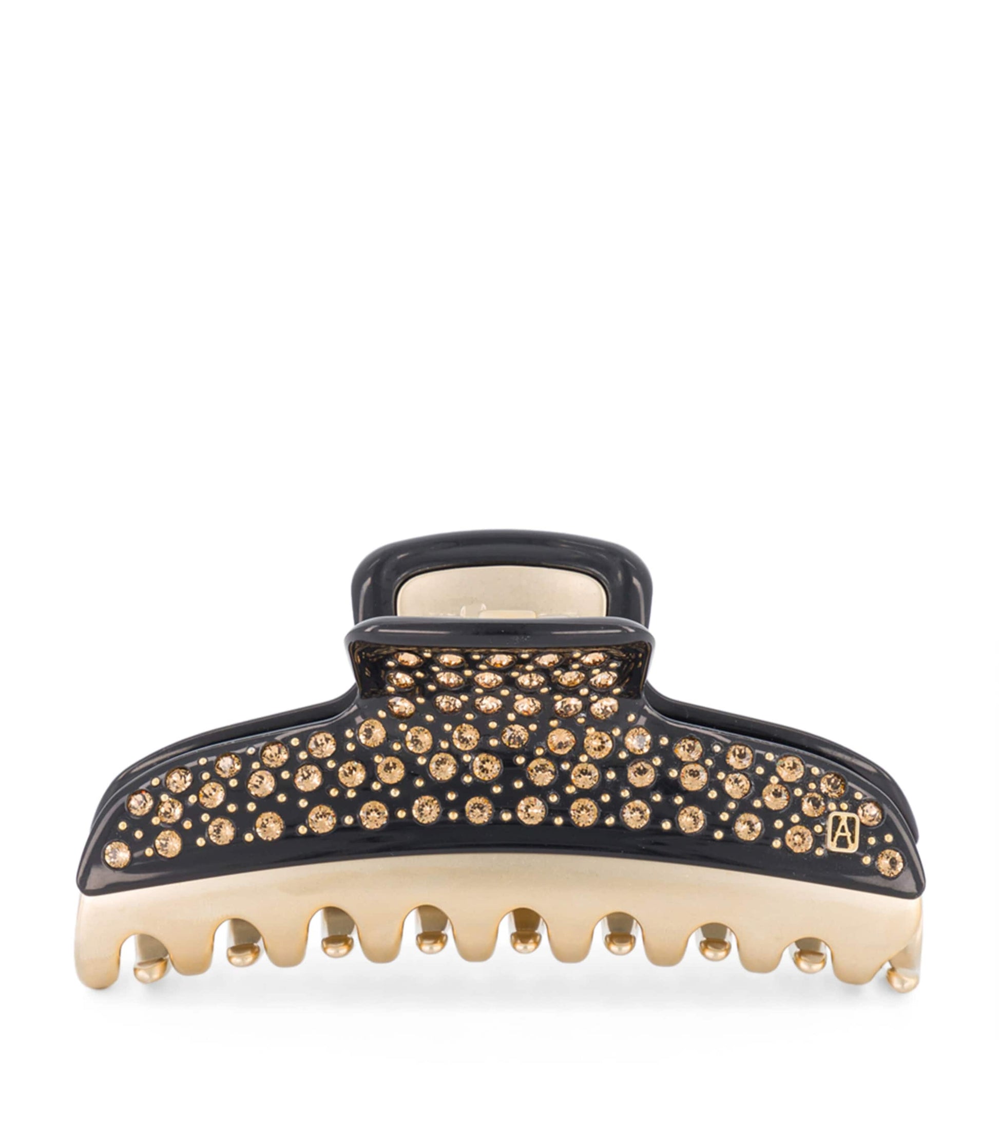 Alexandre de Paris Gold-Plated Crystal-Embellished Claw Hair Clip