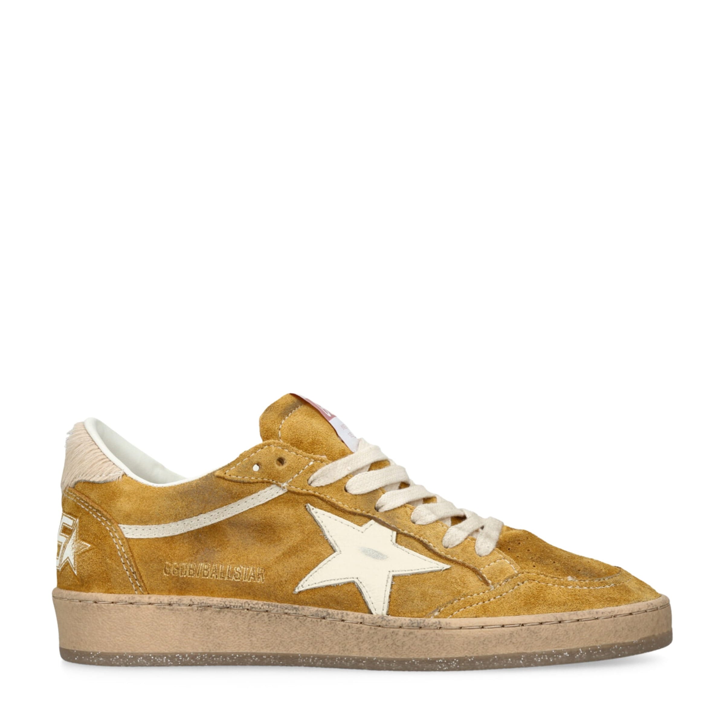 Beige Suede Ball Star Sneakers