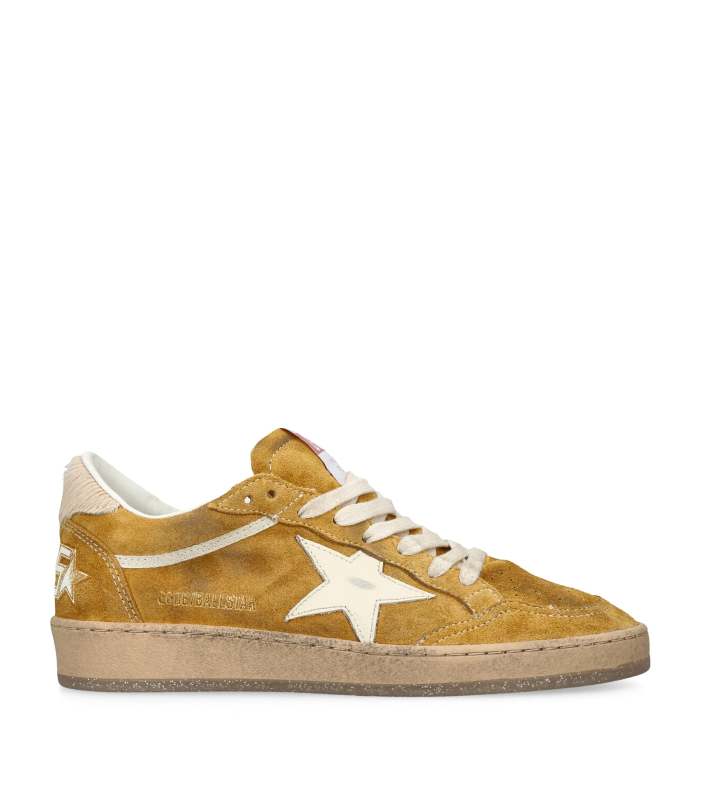 Beige Suede Ball Star Sneakers