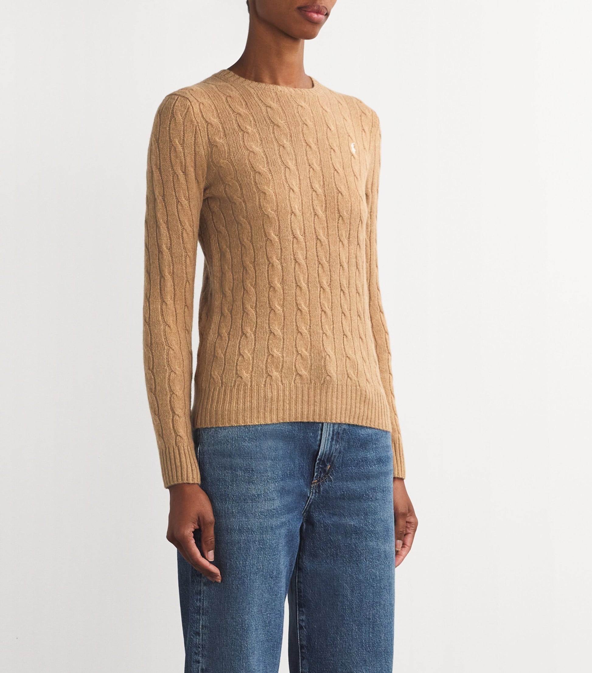Polo Ralph Lauren Beige Wool-Cashmere Julianna Sweater