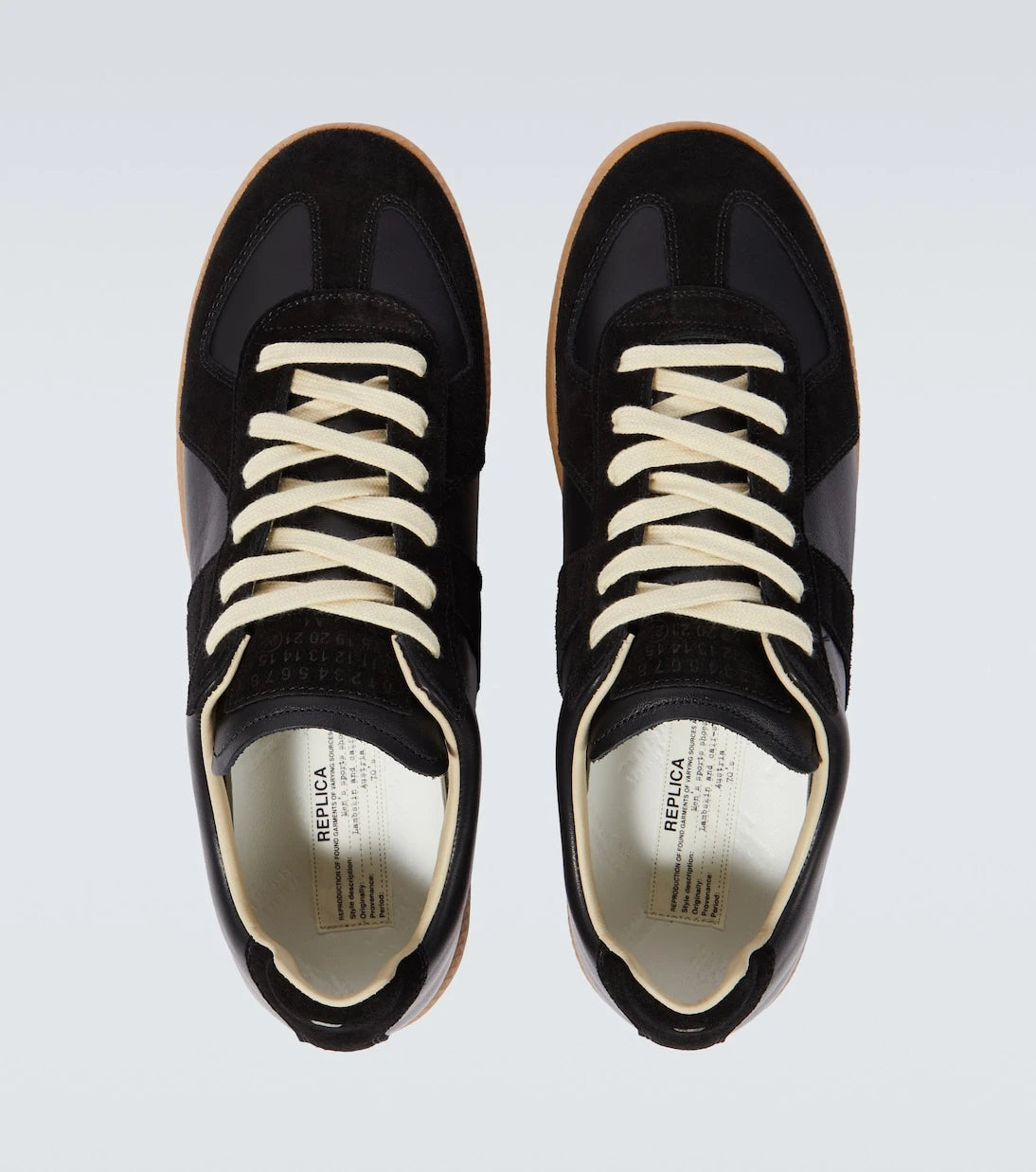 Maison Margiela - Replica leather and suede sneakers